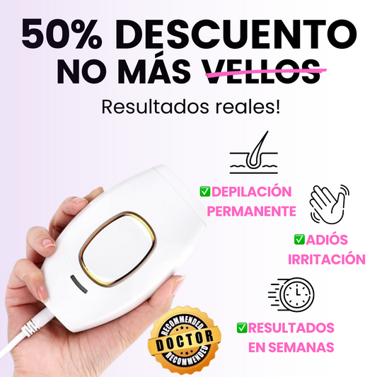 Depiladora Laser IPL™ | Elimina crecimiento del vello
