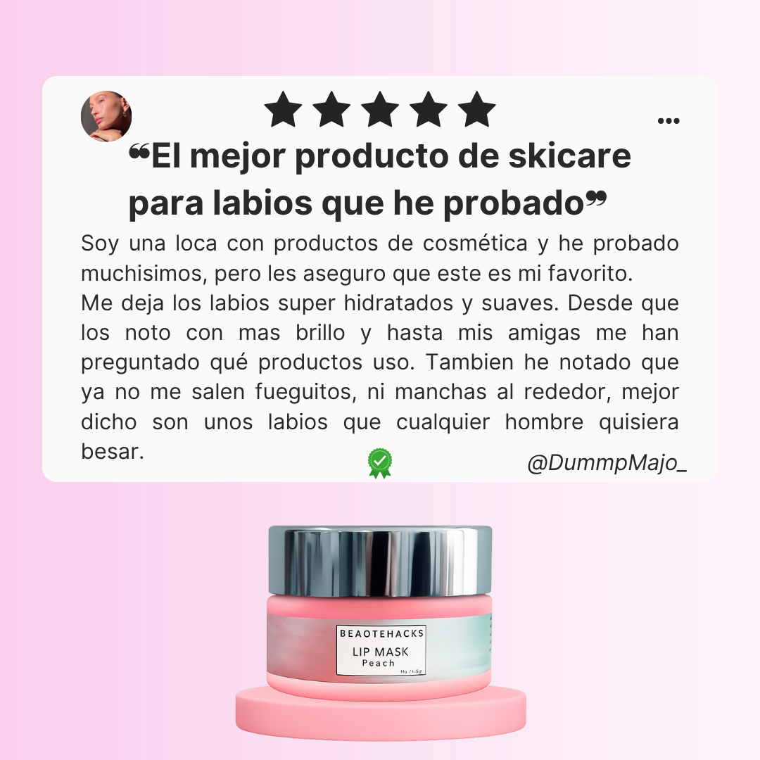 LipMask™ | Hidratación Profunda y potencia de Colágeno