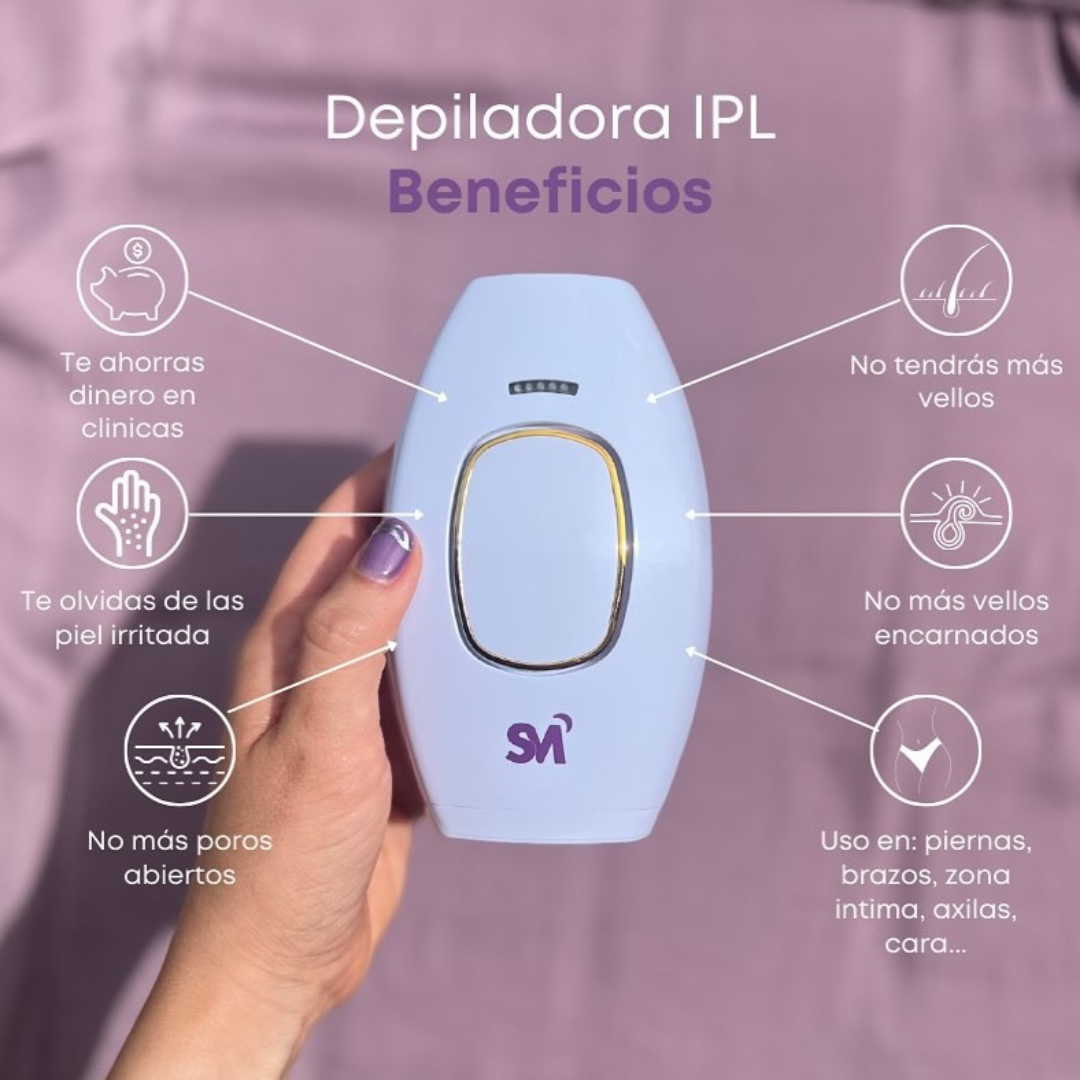 Depiladora Laser IPL™ | Elimina crecimiento del vello