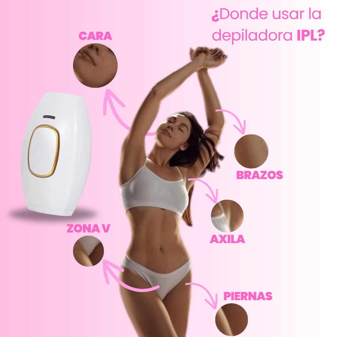 Depiladora Laser IPL™ | Elimina crecimiento del vello