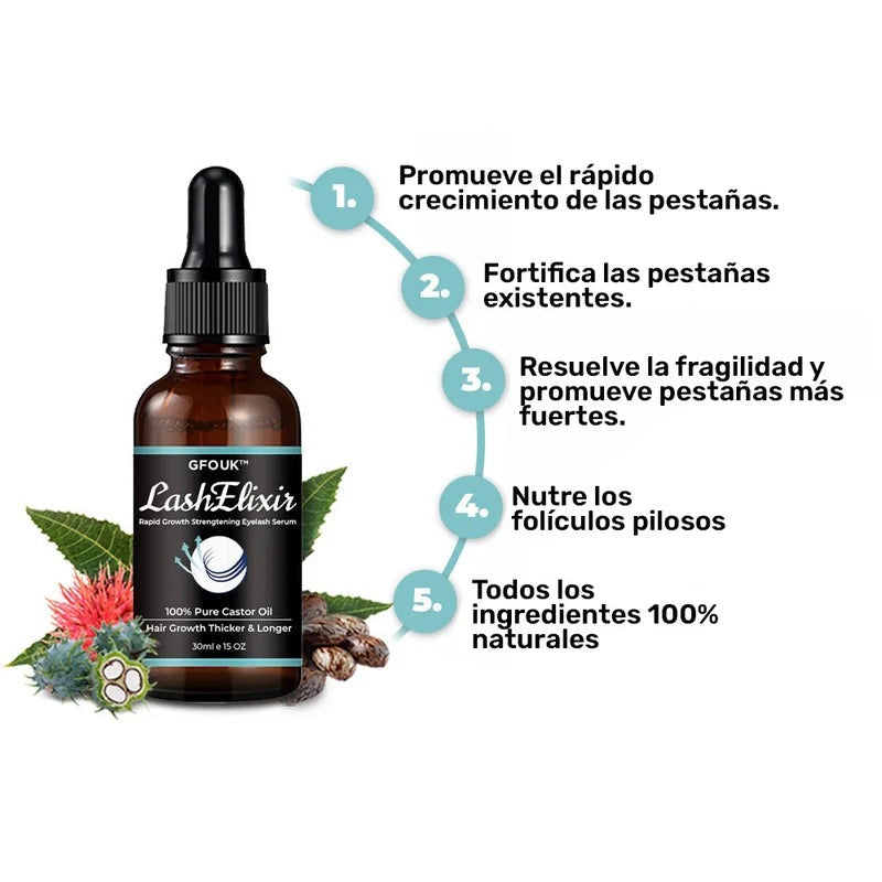 LashElixir™ | Crecimiento de cejas y pestañas