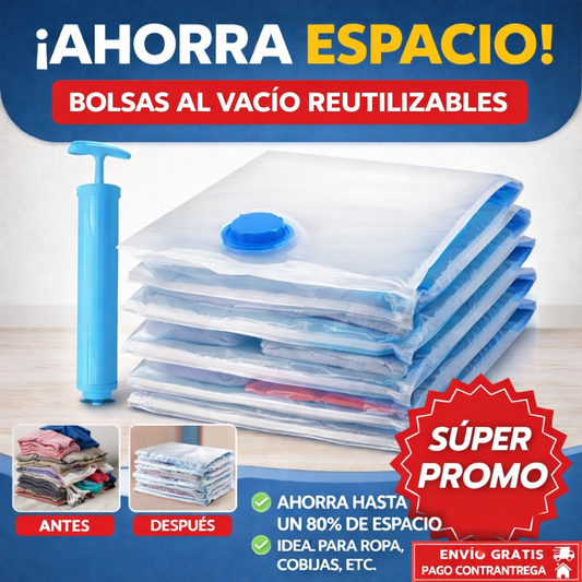 BOLSAS SELLADORAS AL VACIO + INFLADOR