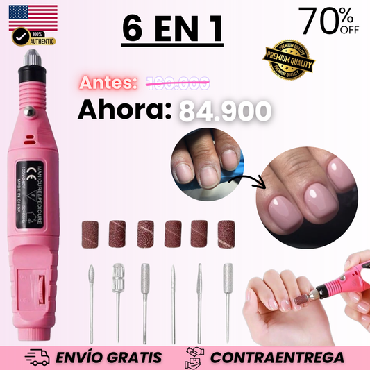PULIDOR DE UÑAS 6 en 1™ | ¡Elimina cutícula, Pule, Lija, Detalla en minutos!