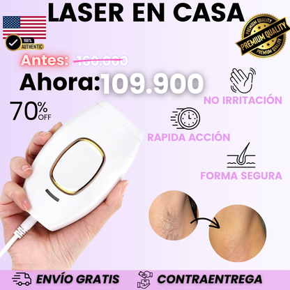 Depiladora Laser IPL™ | Elimina crecimiento del vello